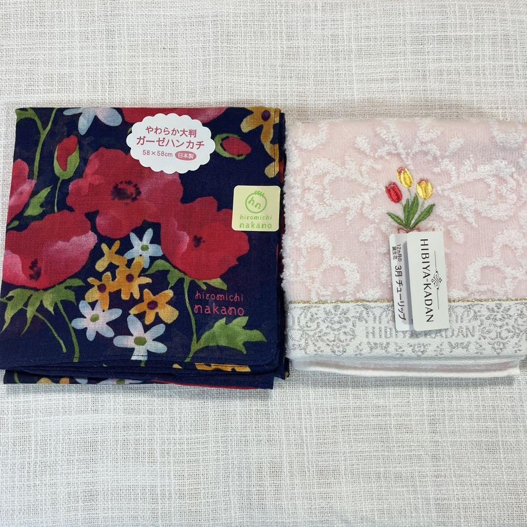 J ハンカチ 2枚セット Amazon｜日比谷花壇タオルハンカチコットンハンカチなど2枚set